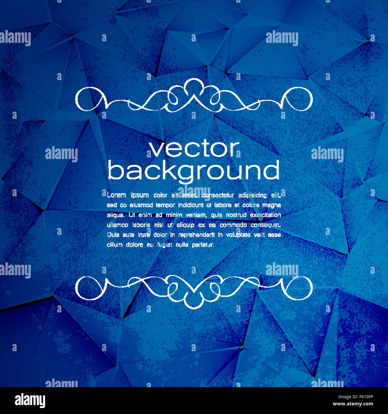 Polygonal Vector Background. Vintage Paper Texture Stock Vector Image ...