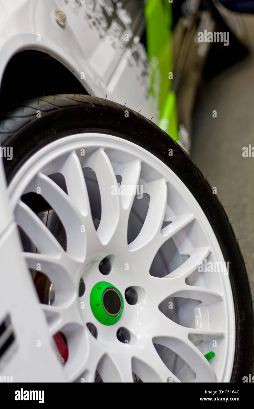 Car wheel in motion hi-res stock photography and images - Alamy