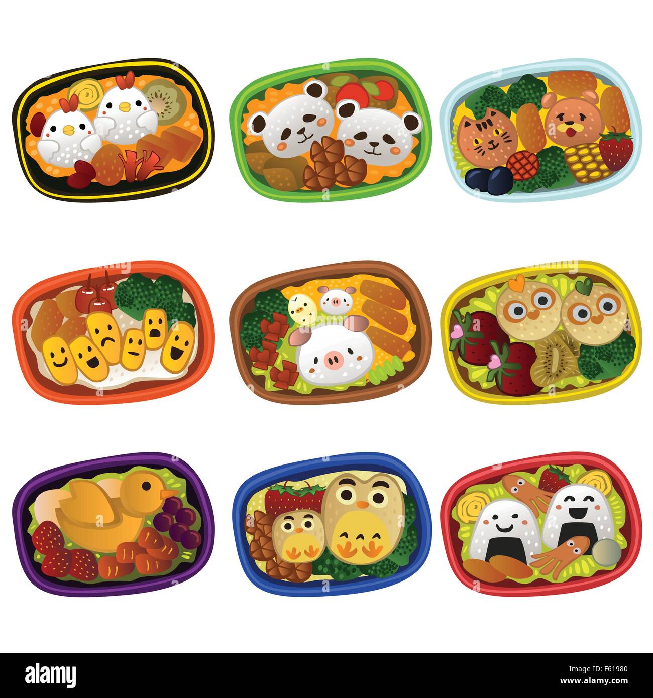 Creative bento Stock Vector Images Alamy