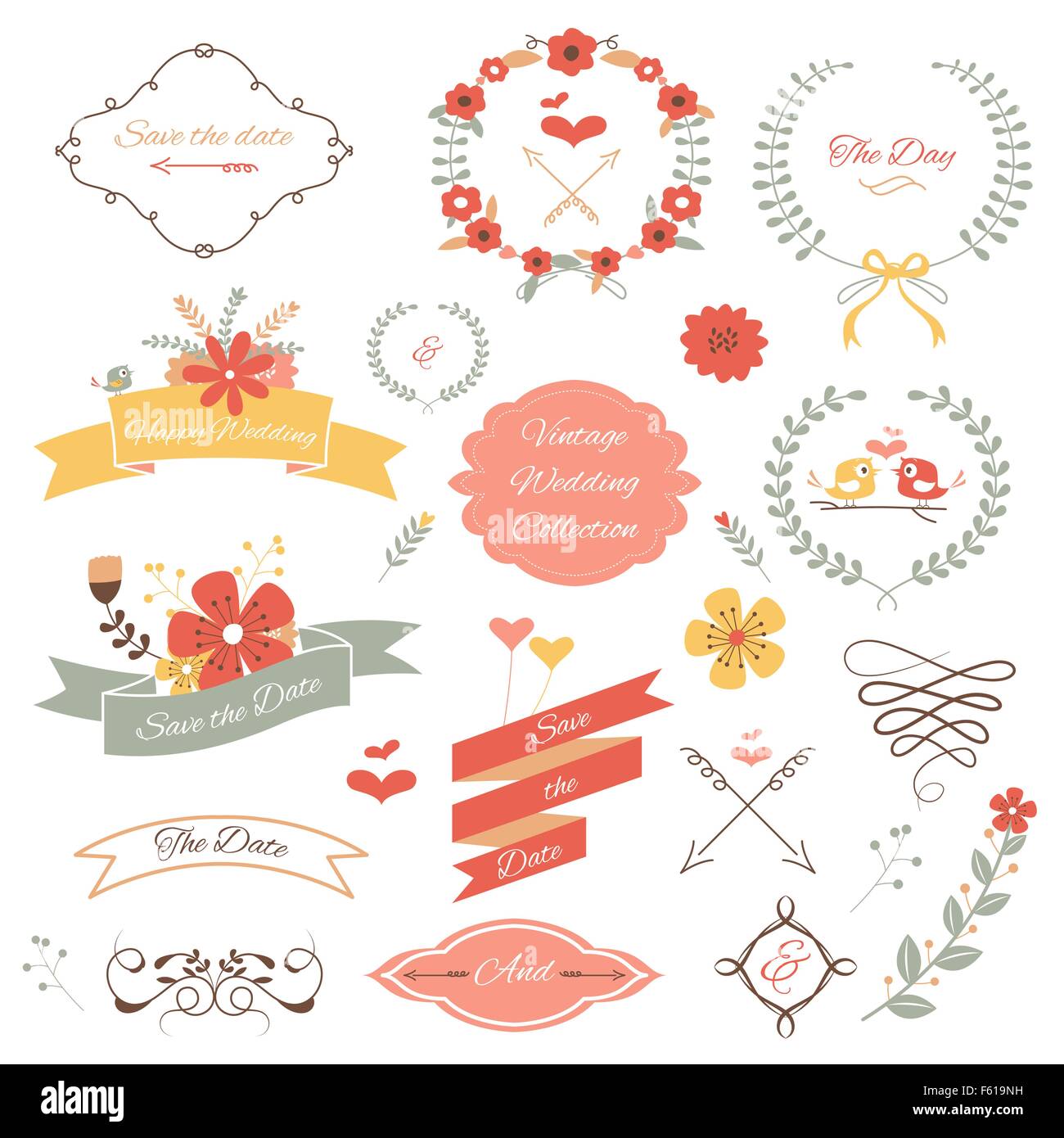 Wedding icon sets Stock Vector Images - Alamy