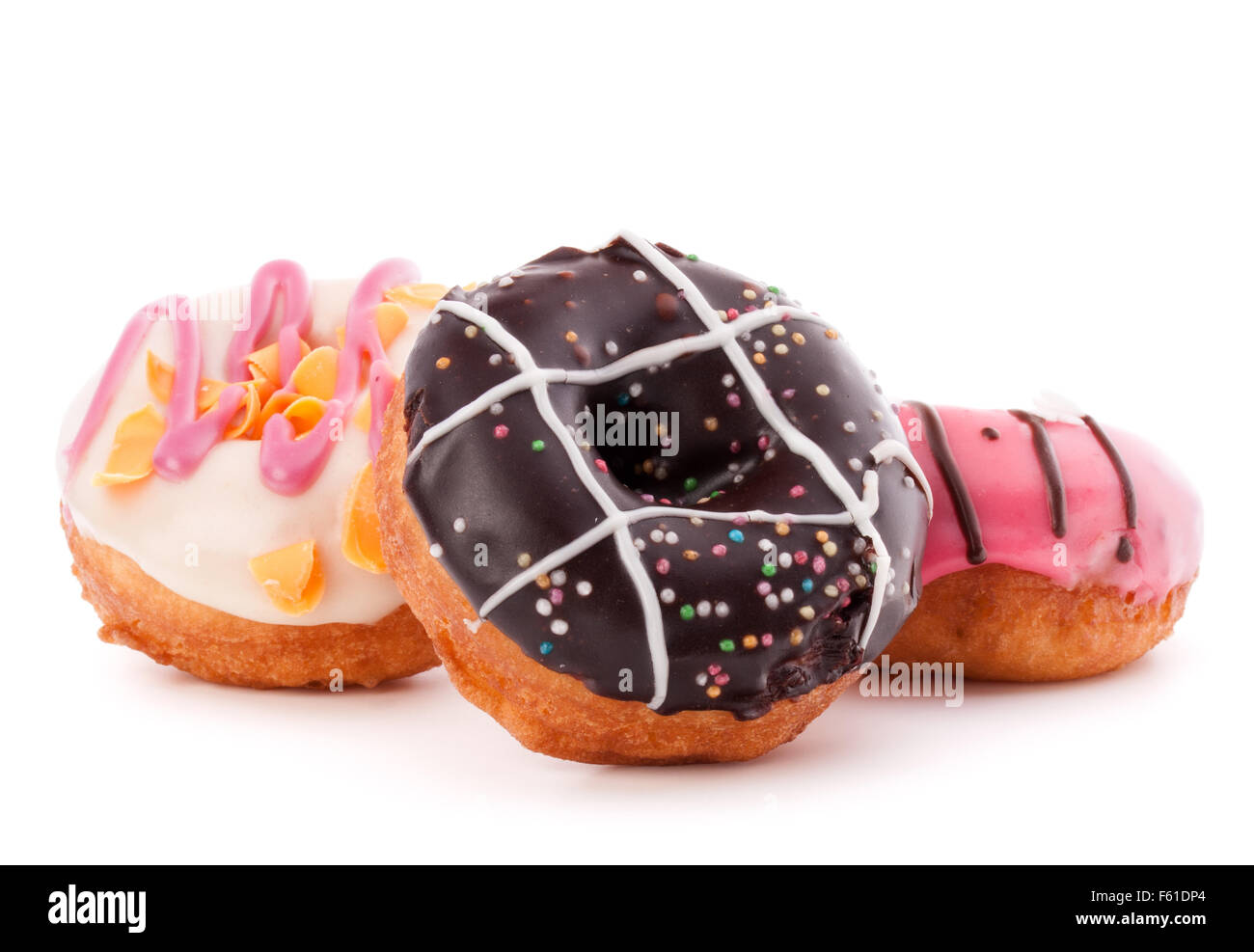 doughnut or donut isolated on white background cutout Stock Photo - Alamy