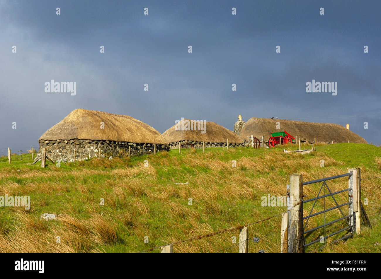 Museum of Island Life, Kilmuir, Isle of Skye, Western Highlands, Scotland, U K, Europe Stock Museum of Island Life, Kilmuir, Isle of Skye, Western Highlands, Scotland, U K, Europe Stock