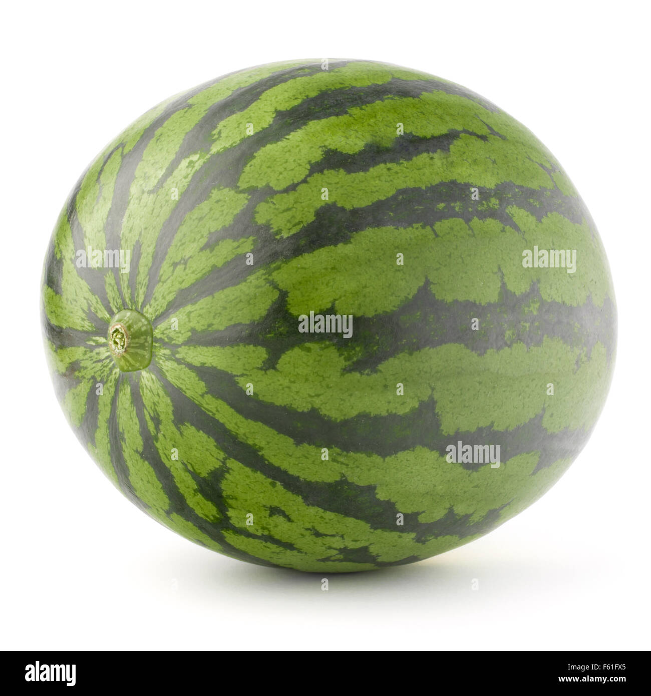 Ripe watermelon isolated on white background cutout Stock Photo - Alamy