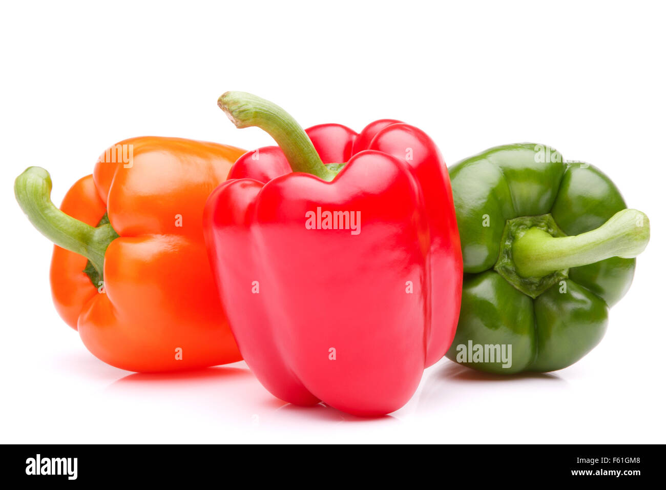 Sweet bell pepper isolated on white background cutout Stock Photo - Alamy