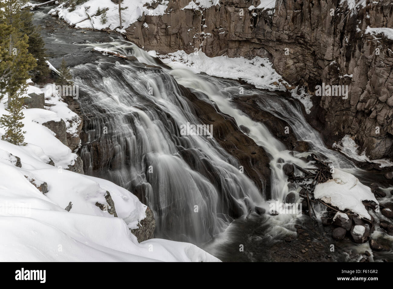 Gibbon Falls Stock Photo