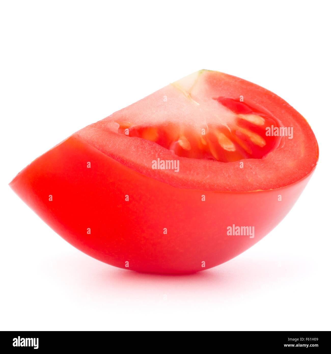 Tomato vegetable slice isolated on white background cutout Stock Photo ...