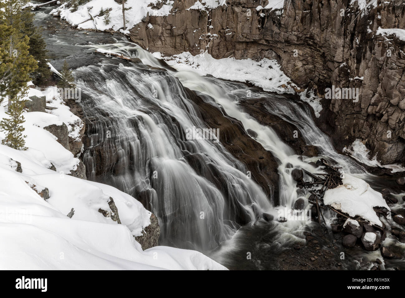 Gibbon Falls Stock Photo