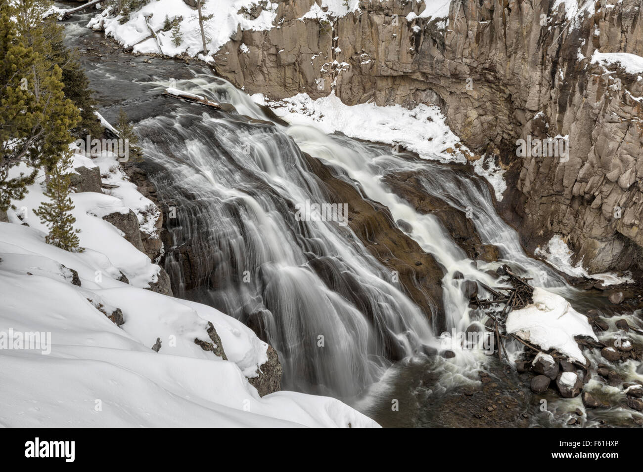 Gibbon Falls Stock Photo