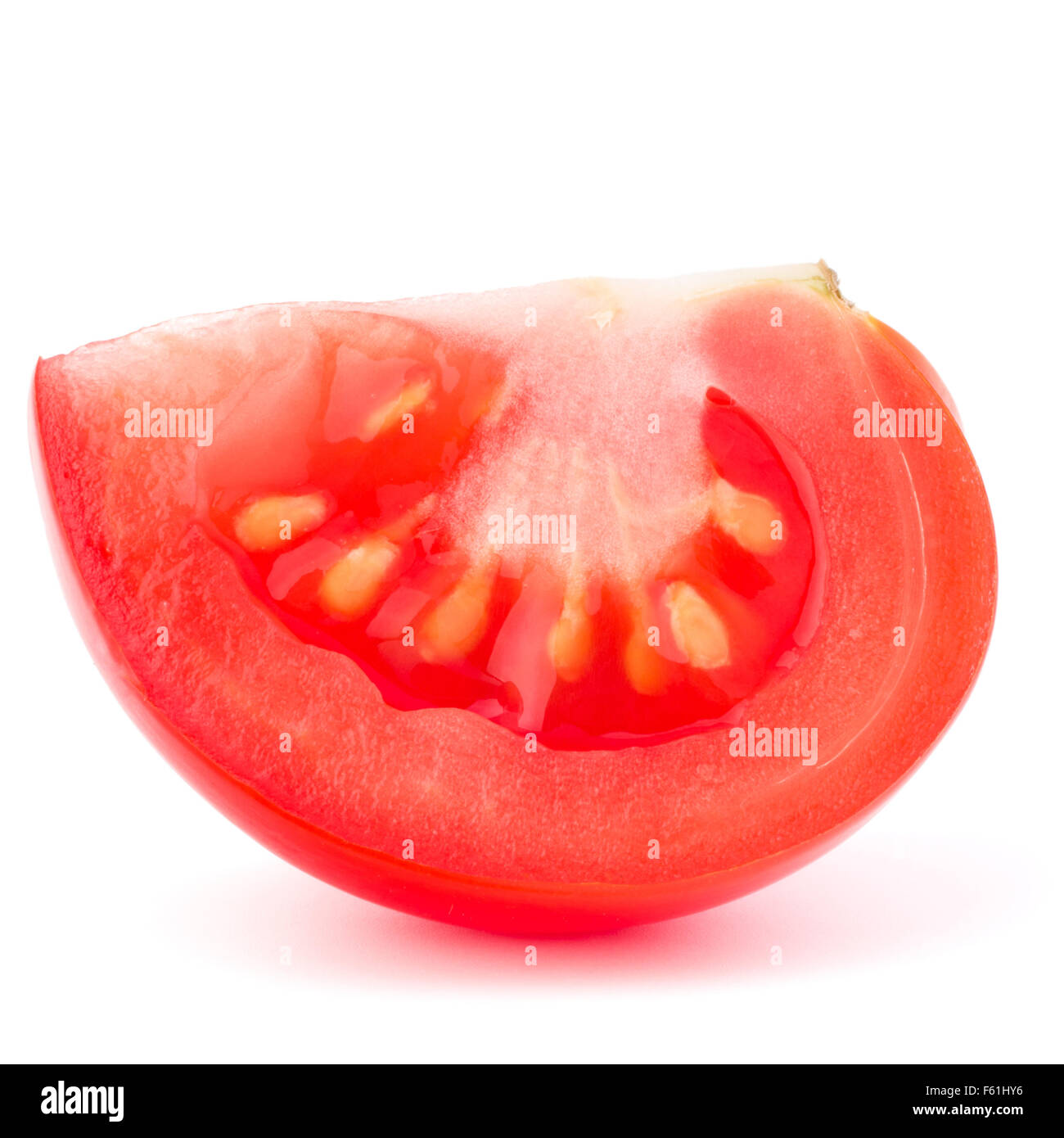 Tomato vegetable slice isolated on white background cutout Stock Photo ...