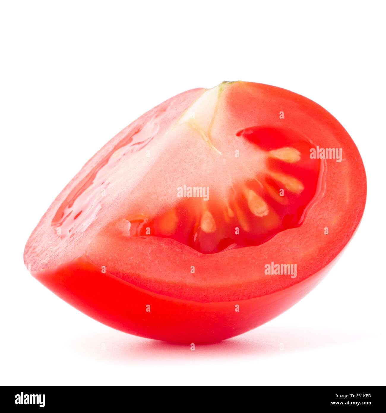 Tomato vegetable slice isolated on white background cutout Stock Photo ...