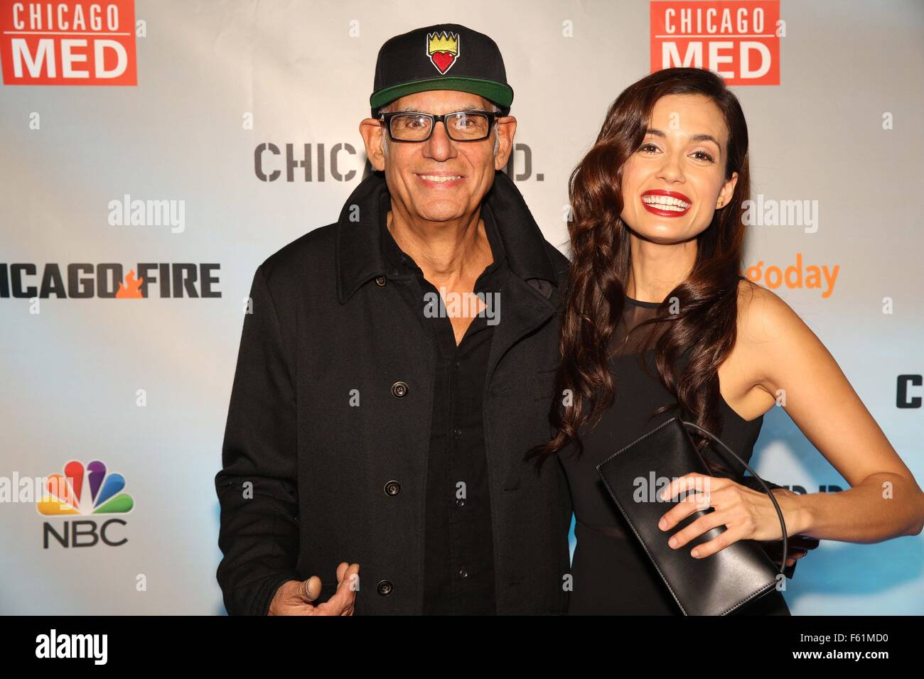 Chicago, Illinois, USA. 9th Nov, 2015. Drummer LIBERTY DEVITTO and actress daughter TORREY DEVITTO of 'Chicago Med' attends the NBC season launch in Chicago. © Mary Carol Fitzgerald Photograph/Globe Photos/ZUMA Wire/Alamy Live News Stock Photo