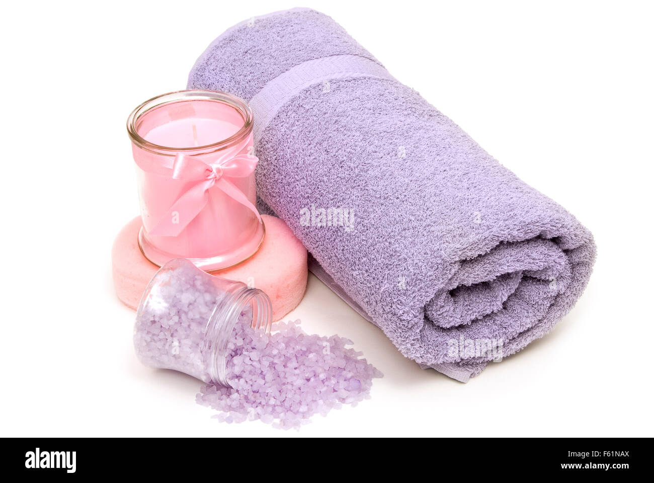Relaxing Bath Accessories Stock Photo - Alamy