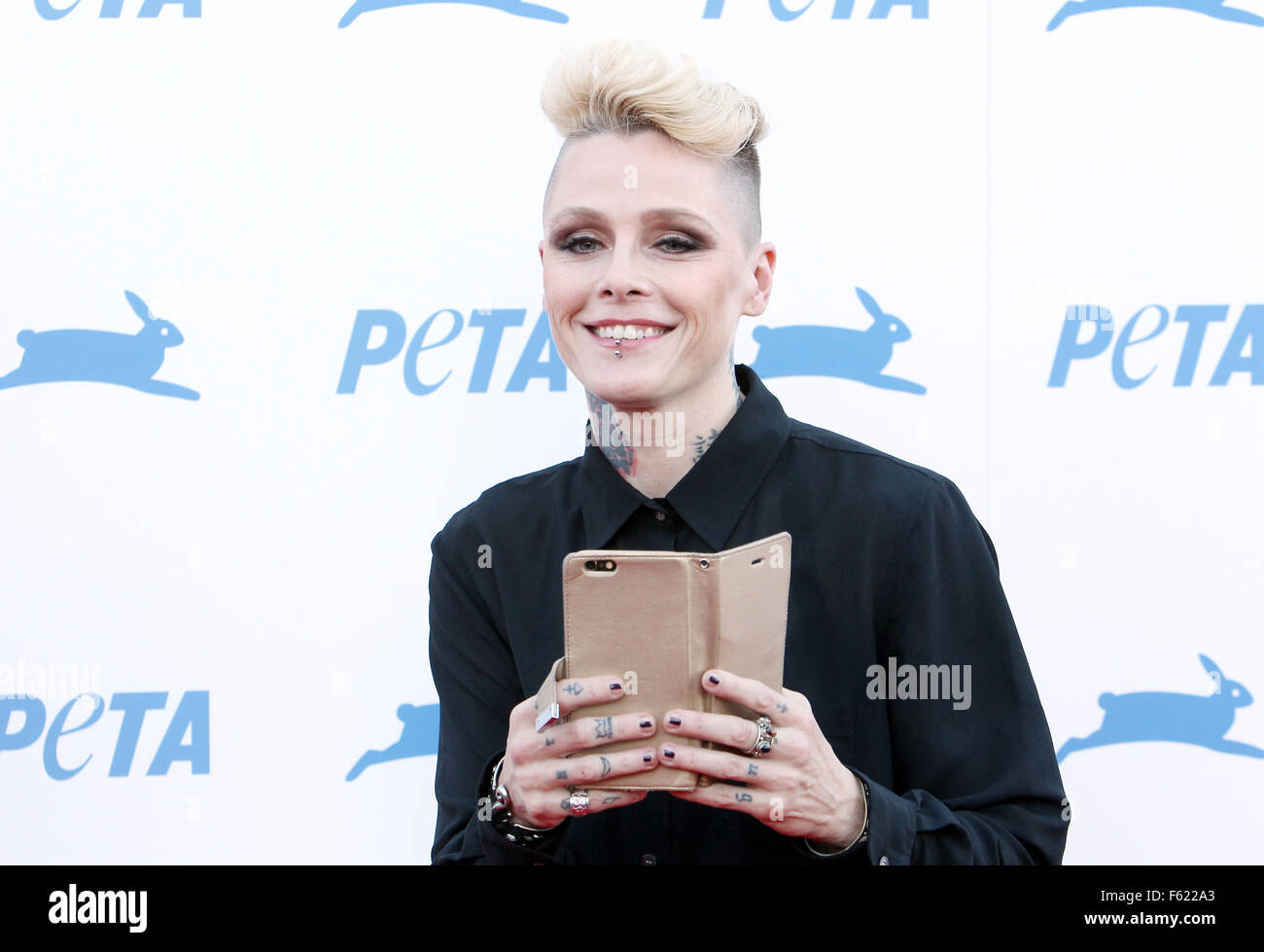PETA's 35th Anniversary Party  Featuring: Otep Shamaya Where: Hollywood, California, United States When: 30 Sep 2015 Stock Photo