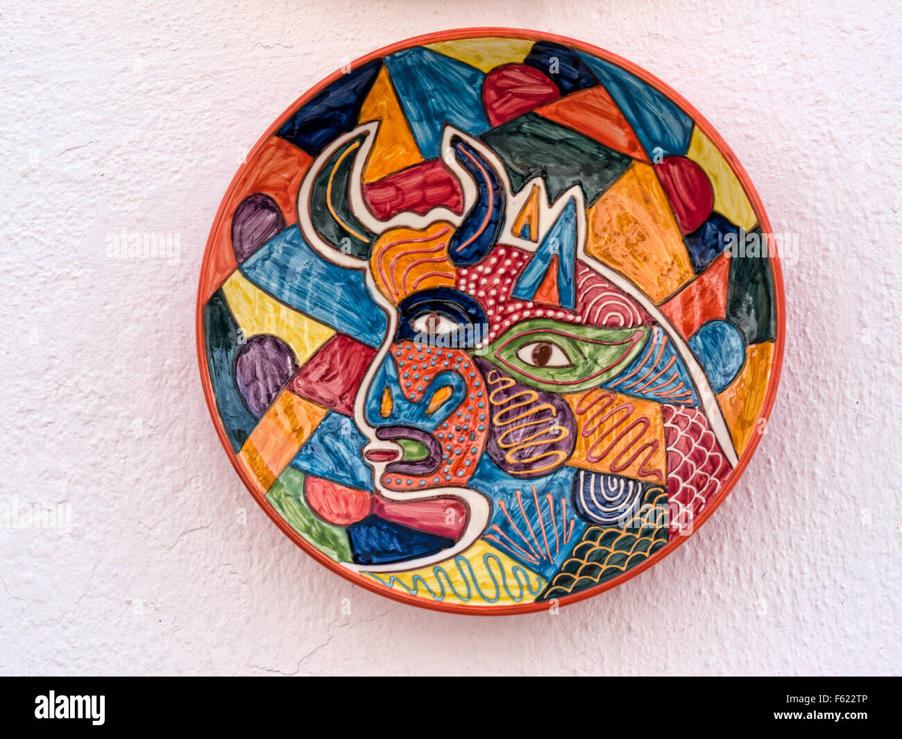 Ceramic Plaques on display in the street in Mijas Spain Stock Photo Alamy