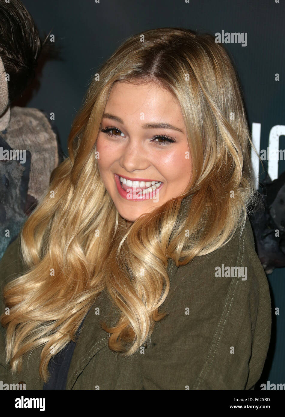 Knott's Scary Farm Black Carpet Featuring: Olivia Holt Where: Los