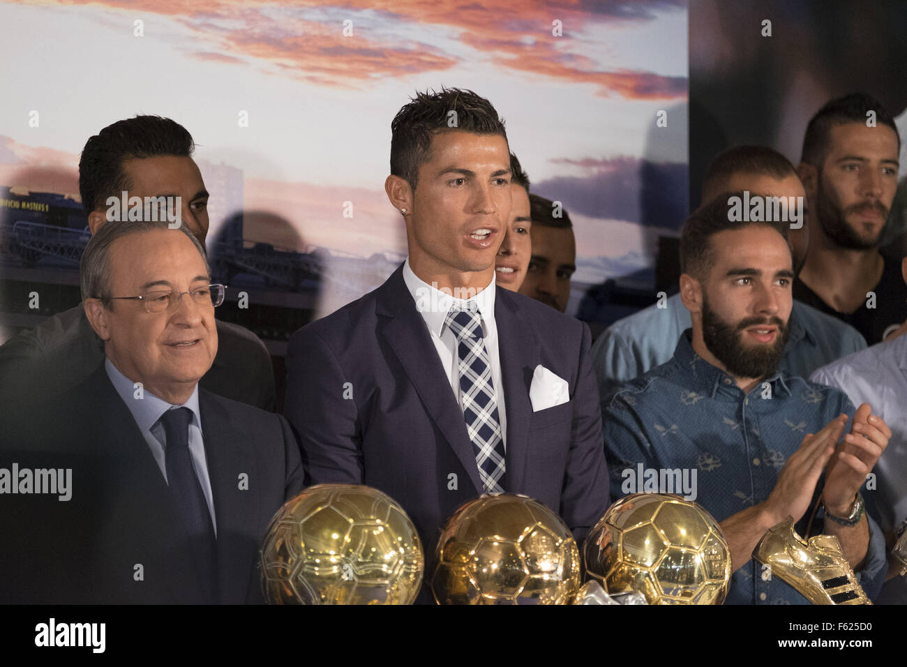 Cristiano Ronaldo Attends A Ceremony For Becoming Real Madrid's All ...