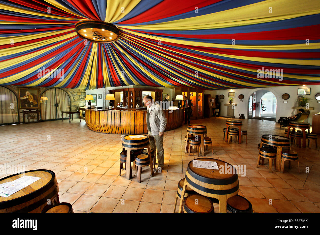 The wine tasting halls of "Taylor's" in Villa Nova de Gaia, Porto