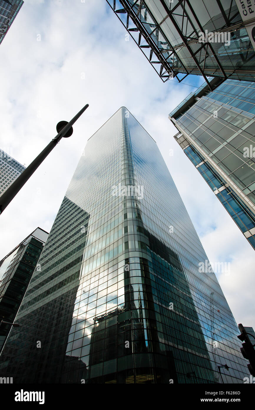 Tall buildings in Wharf Peninsula, London, UK Stock Photo - Alamy