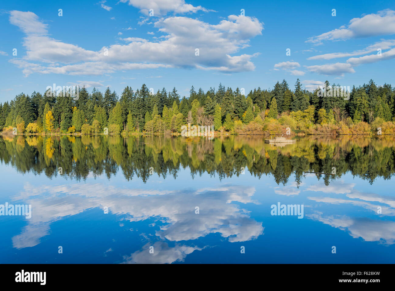 Lost Lagoon, Stanley Park, Vancouver, British Columbia, Canada Stock Photo