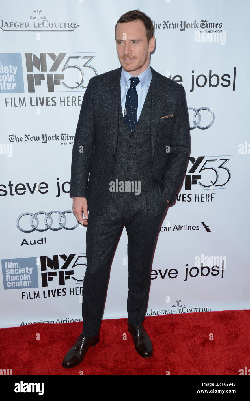 53rd New York Film Festival 'Steve Jobs' Premiere Red Carpet Arrivals Featuring Michael