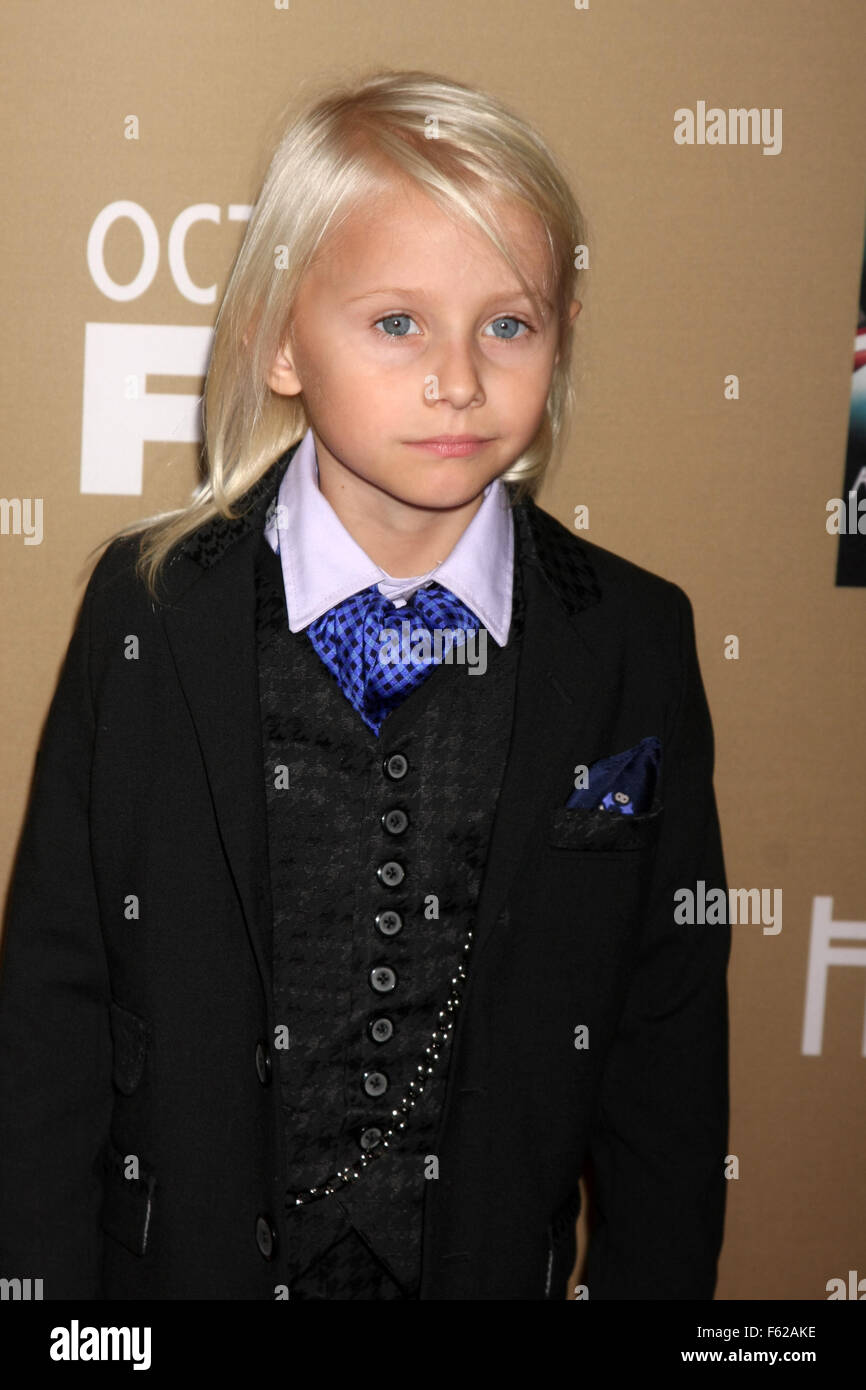 Premiere screening of FX's 'American Horror Story: Hotel' at Regal Cinemas L.A. Live - Arrivals  Featuring: Lennon Henry Where: Los Angeles, California, United States When: 03 Oct 2015 Stock Photo