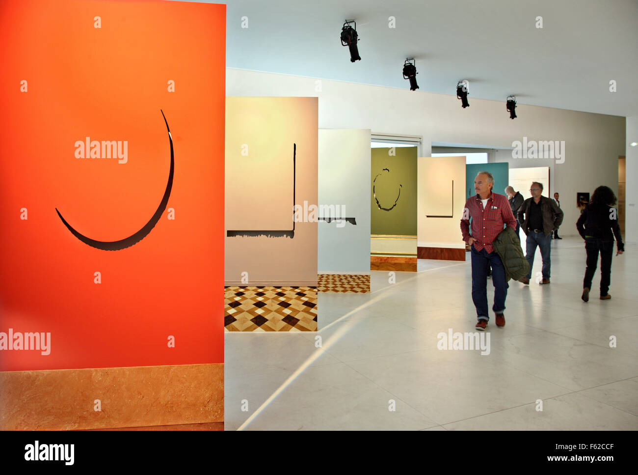 Inside the Serralves museum of contemporary art, Porto, Porto e Norte