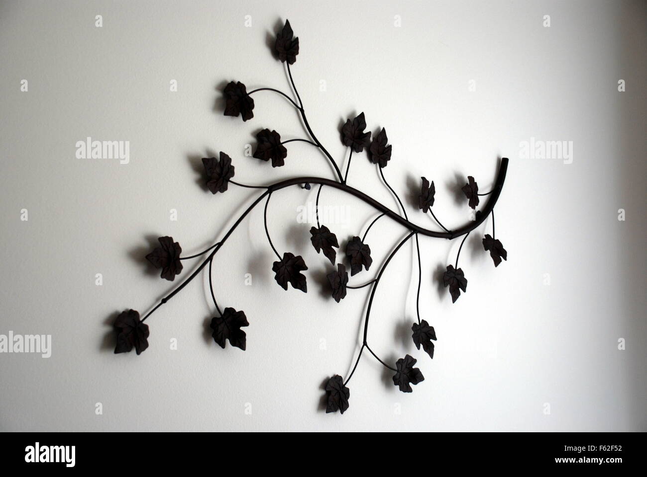 Wall Art Leaves Stock Photo Alamy