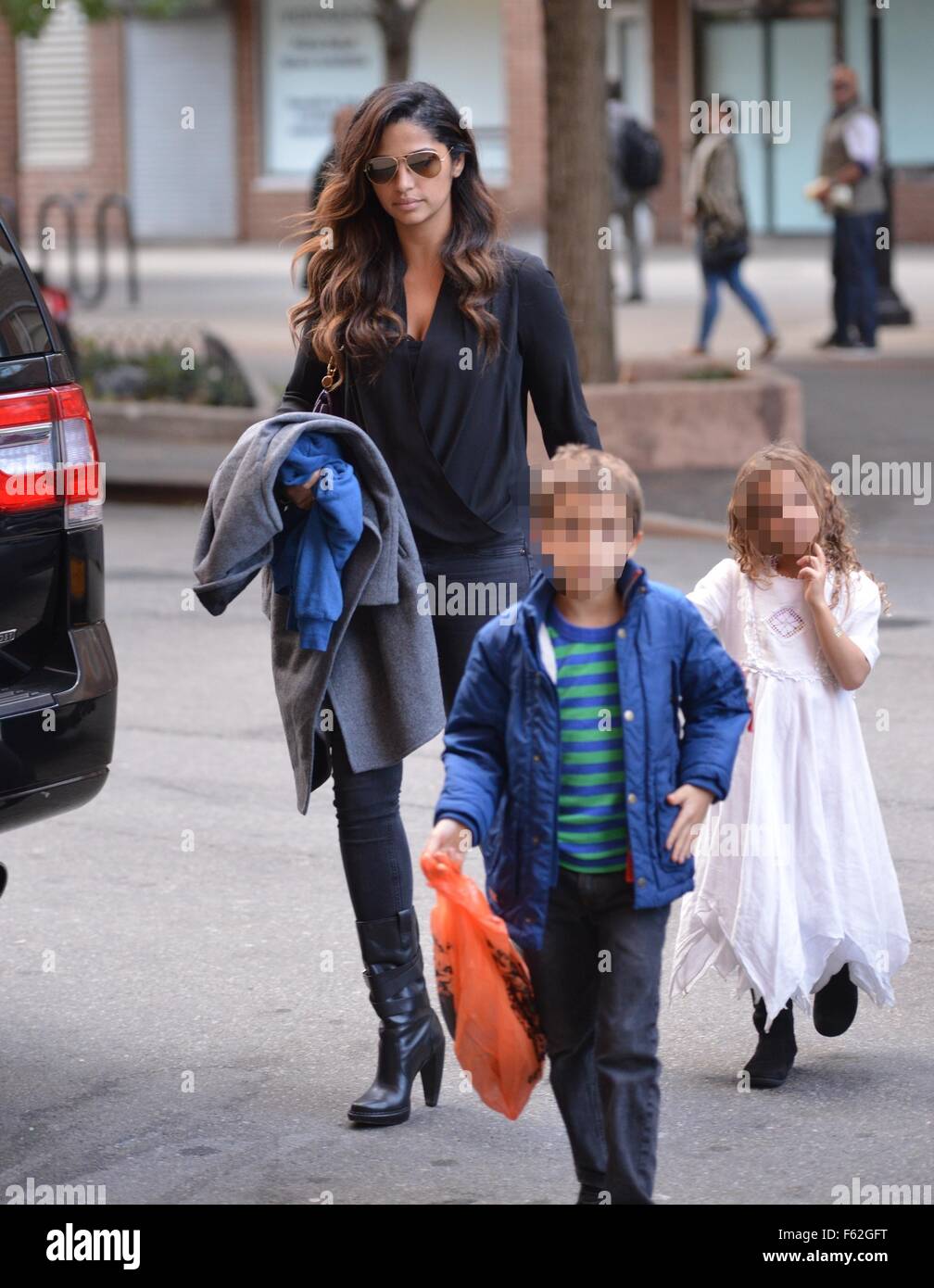 Matthew McConaughey and wife Camila Alves out with their two children