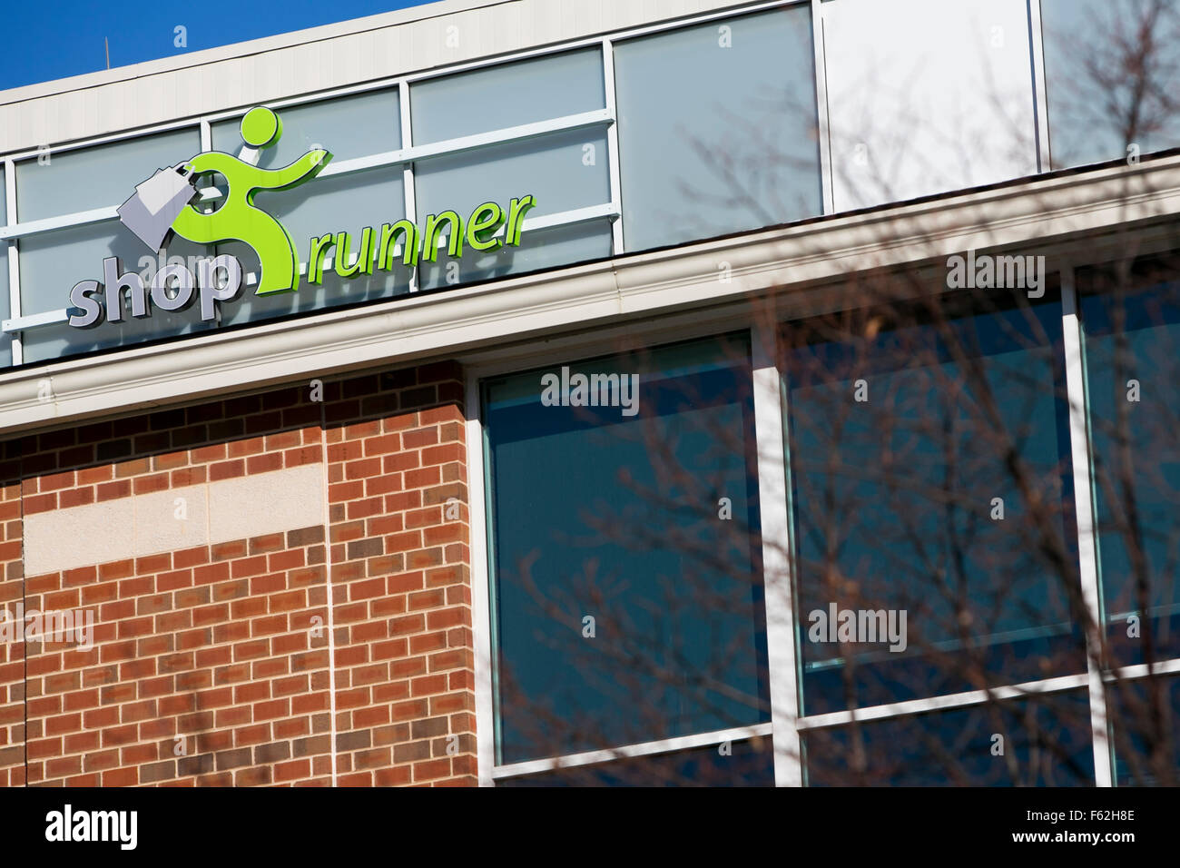 A logo sign outside of the headquarters of Kynetic, the parent company of Fanatics, Shoprunner and Rue La La, in Conshohocken, P Stock Photo