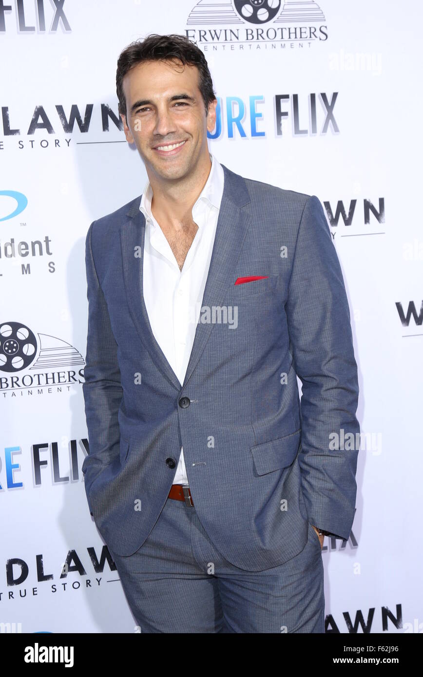 'Woodlawn' premiere at the Bruin Theatre in Westwood - Arrivals  Featuring: J.R. Cacia Where: Los Angeles, California, United States When: 05 Oct 2015 Stock Photo