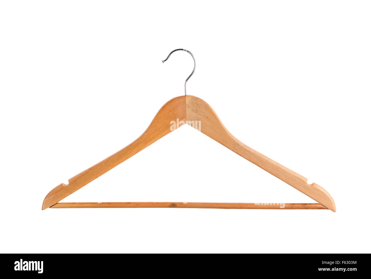 Hanger for coat isolated on white background Stock Photo