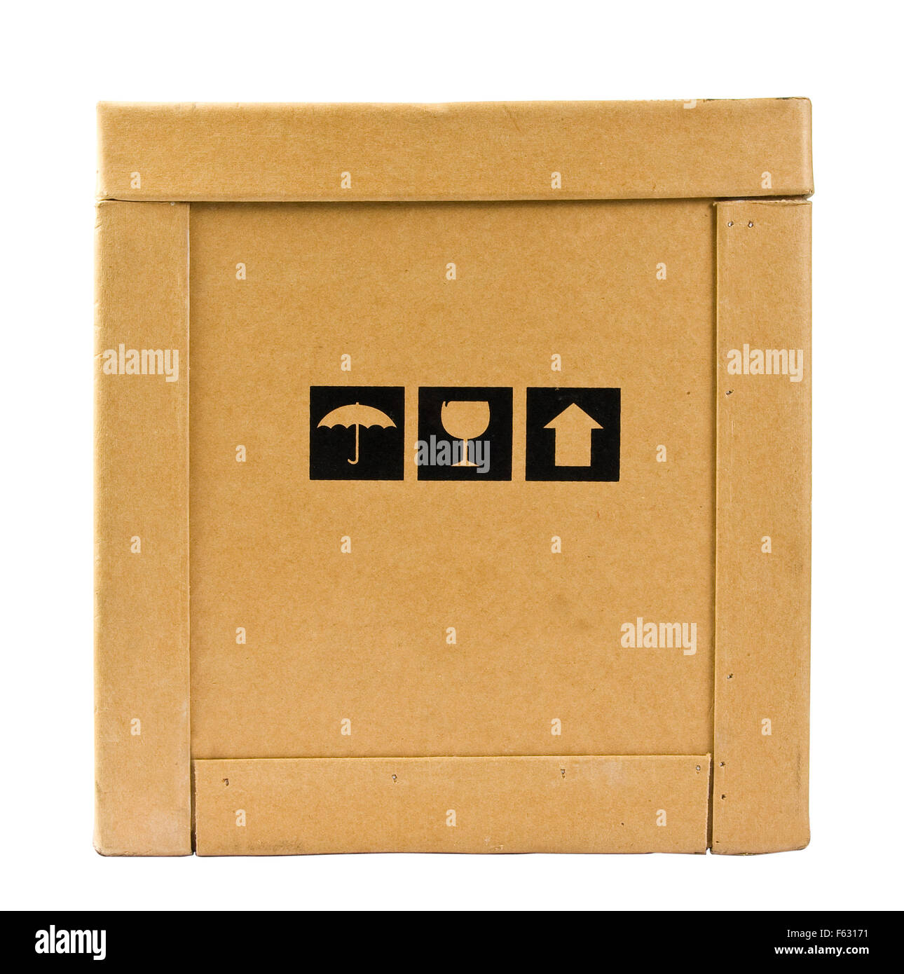 Delivery box. Isolated Stock Photo Alamy