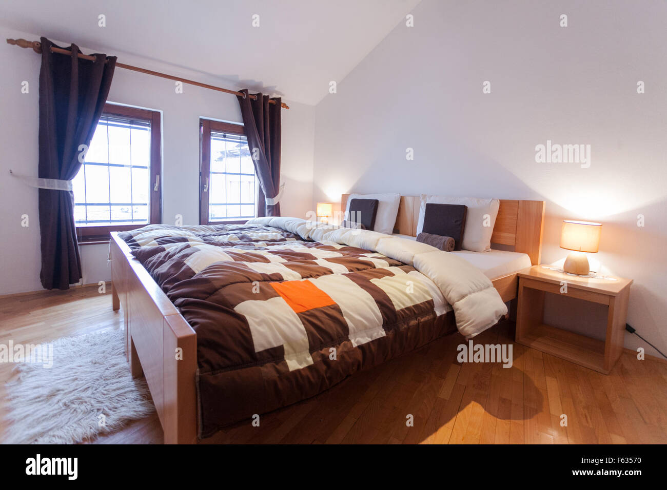 Room in Boutique hostel The Doctor’s House. Stock Photo