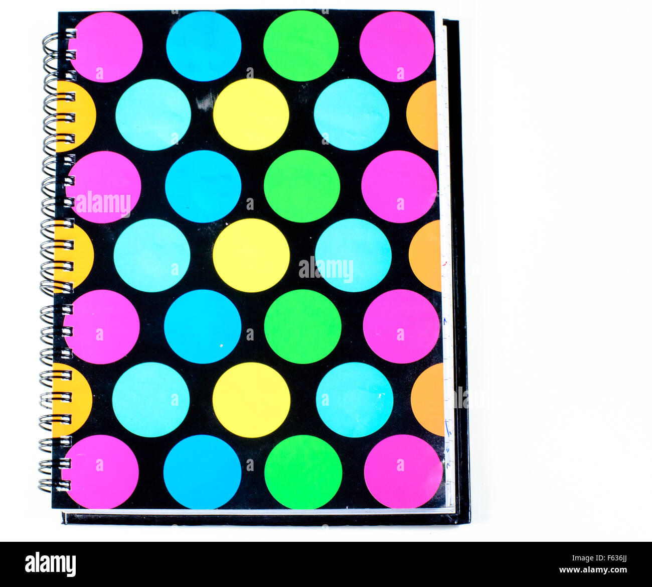 Polka Dot Diary Stock Photo Alamy