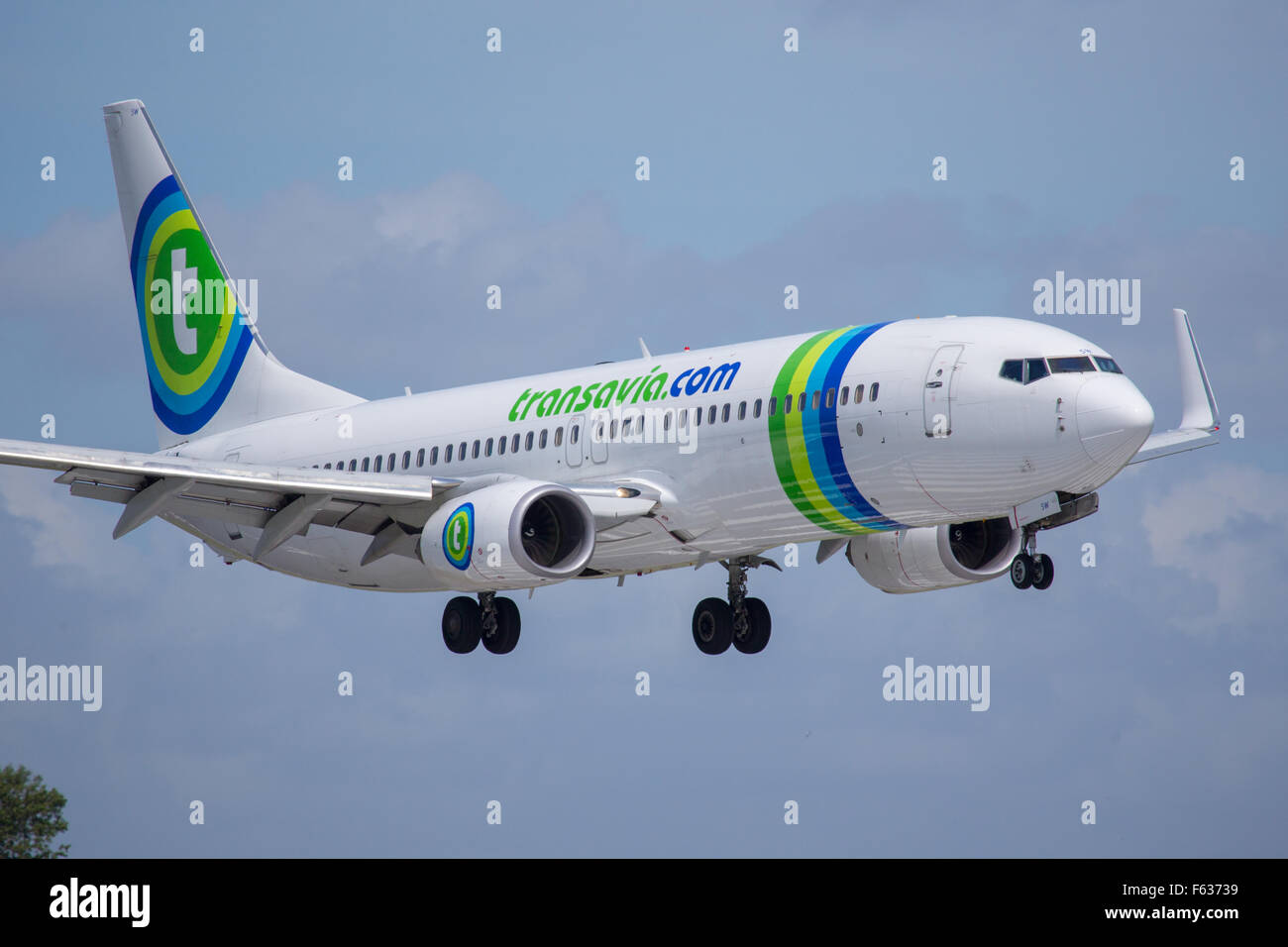 Transavia Boeing 737 Stock Photo