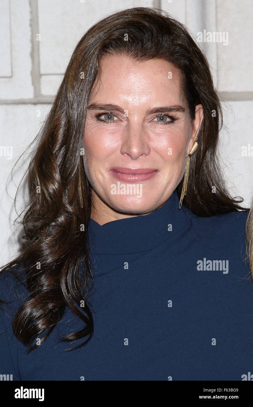 Opening night for Fool For Love at the Samuel J. Friedman Theatre - Arrivals.  Featuring: Brooke Shields Where: New York City, New York, United States When: 09 Oct 2015 Stock Photo