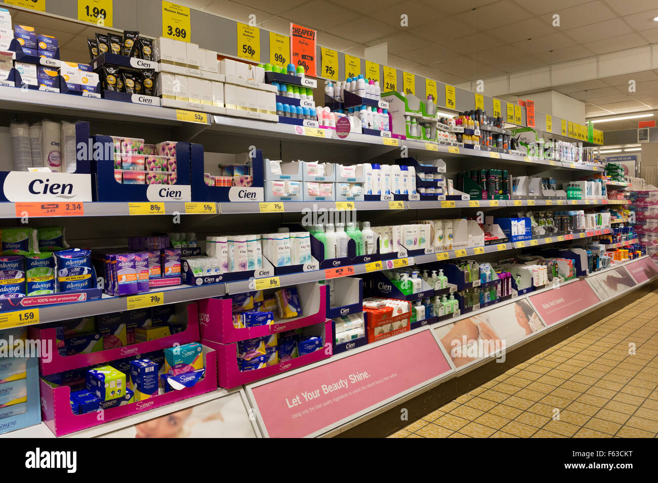Lidl supermarket shopping aisle at Lidl, Winton Bournemouth UK Stock Photo Alamy