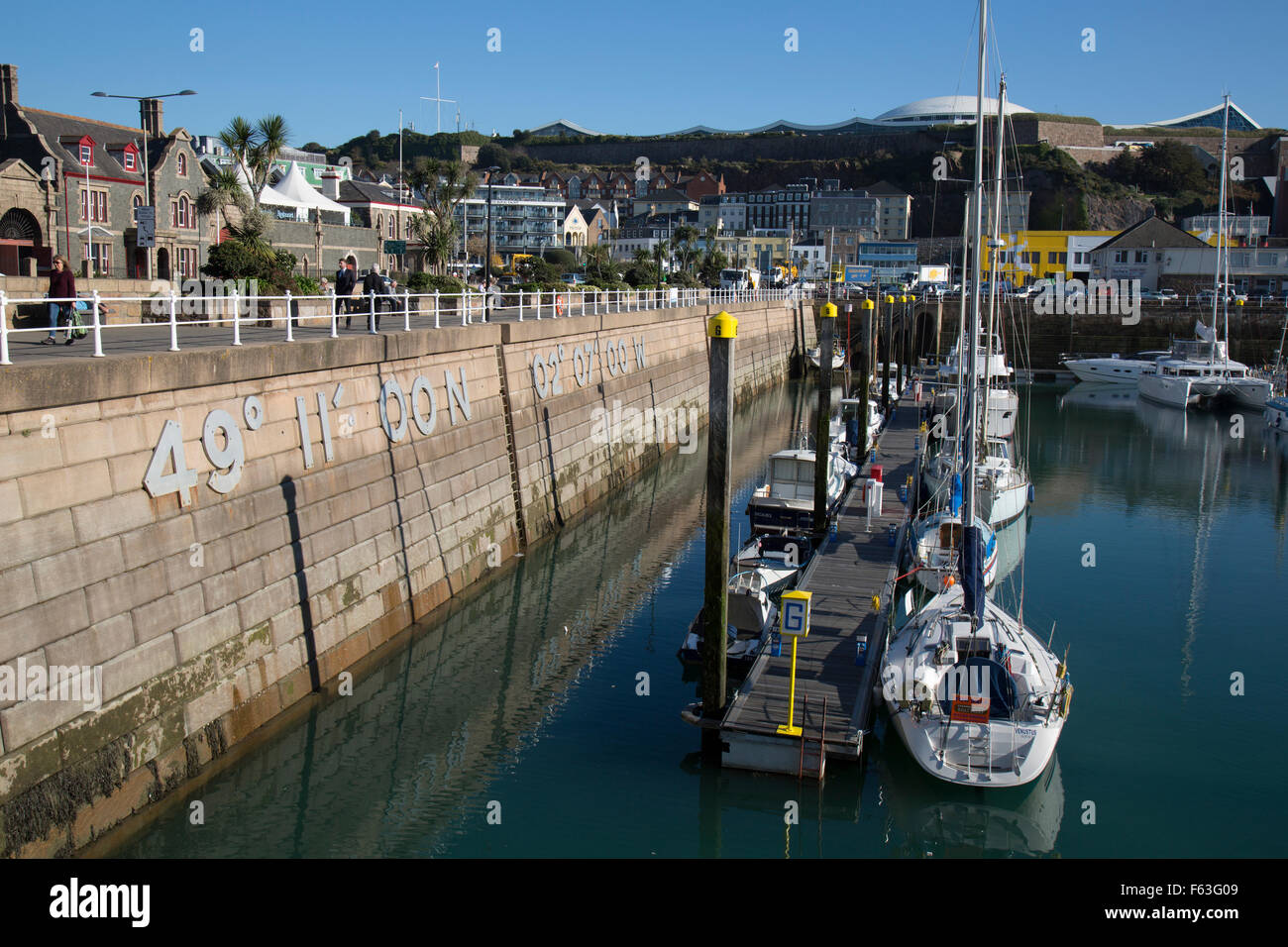St. Helier harbour, on the channel island of Jersey Stock Photo Alamy