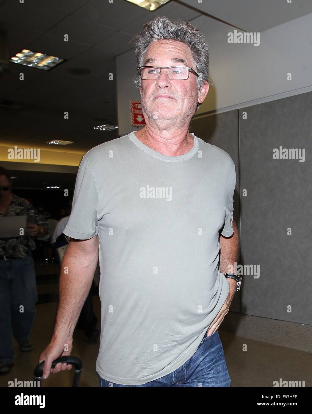 Kurt Russell arrives at Los Angeles International Airport (LAX ...