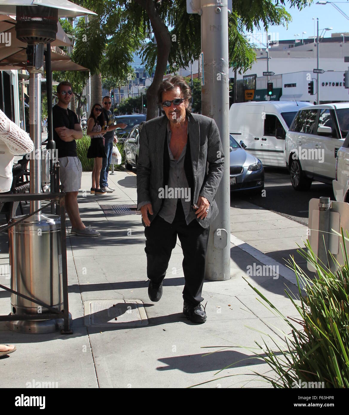 Al Pacino walks passed fans in Beverly Hills Featuring: Al Pacino Where