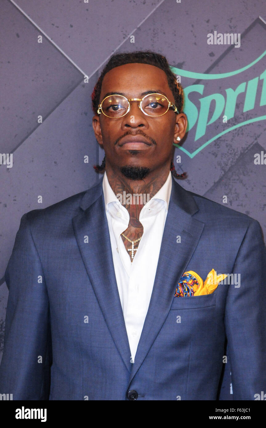 2015 BET Hip Hip Awards at the Atlanta Civic Center - Arrivals  Featuring: Rich Homie Quan Where: Atlanta, Georgia, United States When: 09 Oct 2015 Stock Photo