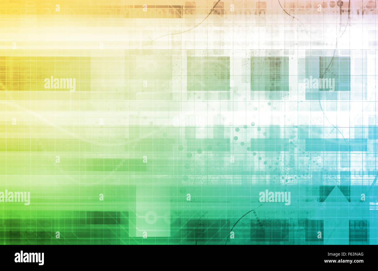 Digital Network Technology as a Abstract Concept Art Stock Photo - Alamy