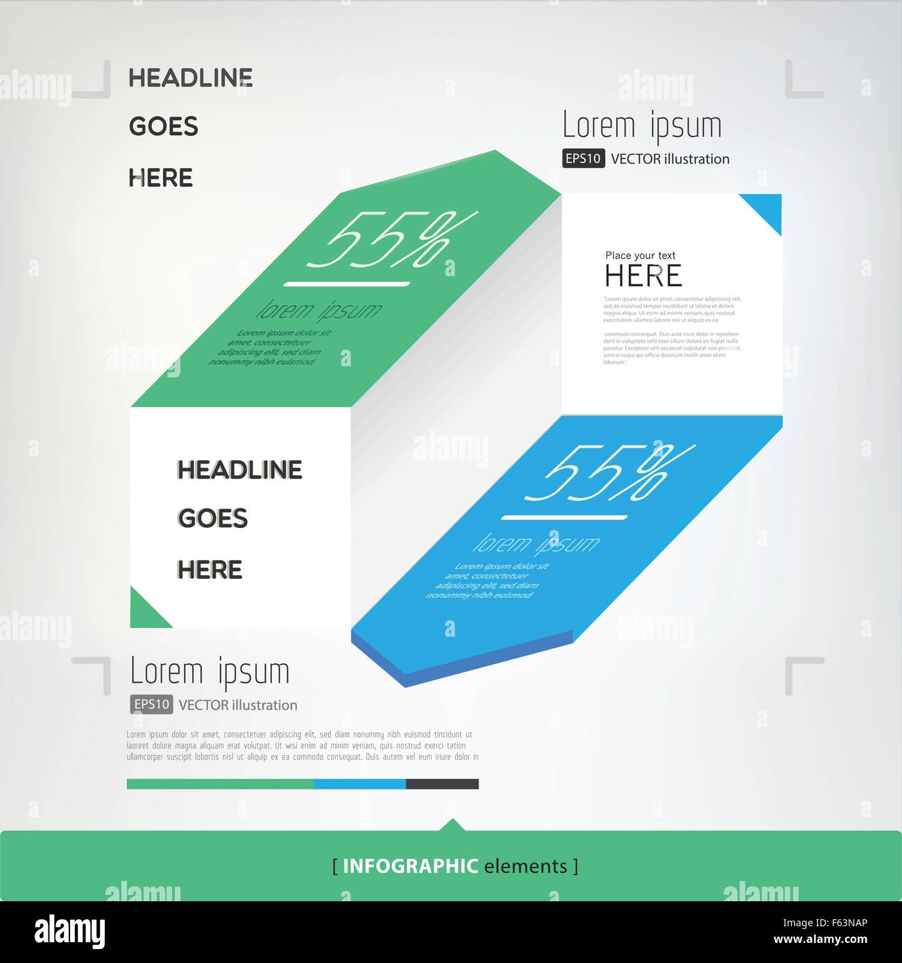 Vector, modern, abstract infographics elements Stock Vector Image & Art ...