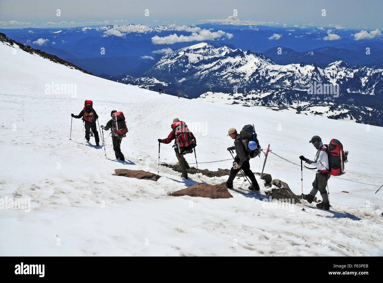 While considered a dangerous volcano on the Ring of Fire, Mount Rainier