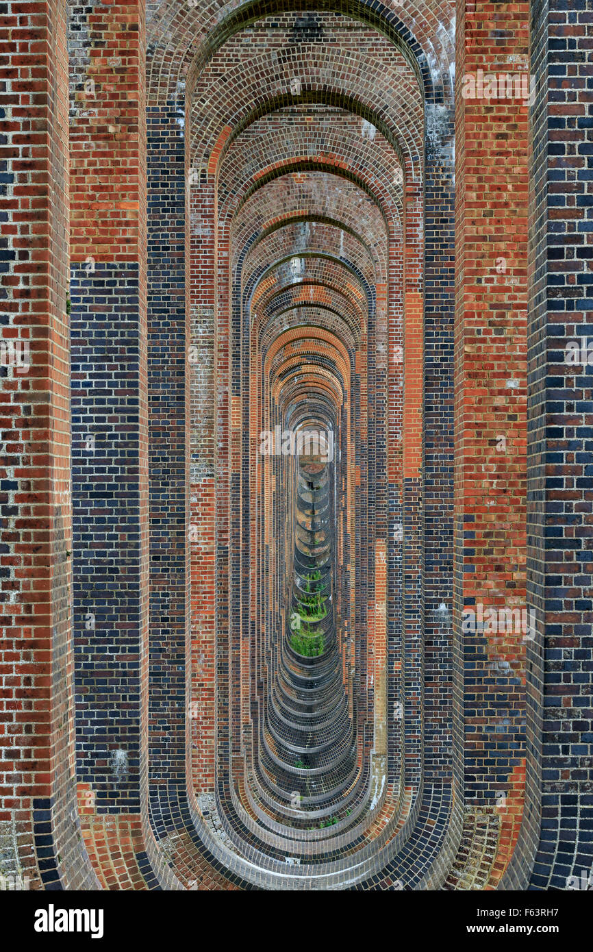 Balcombe Victorian Viaduct. Also known as Ouse Valley Viaduct Stock Photo