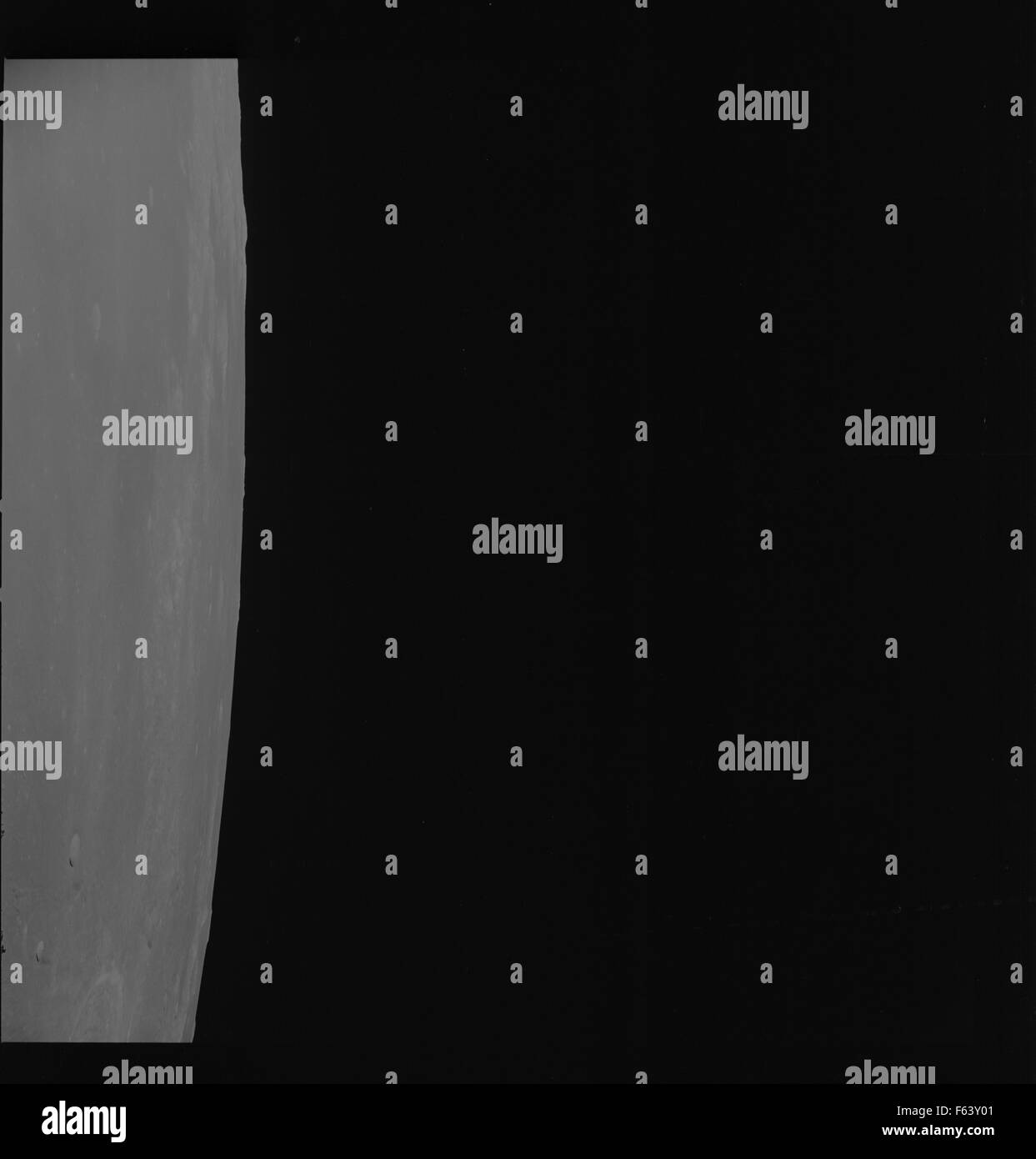 Apollo mission saturn rocket on side Black and White Stock Photos ...