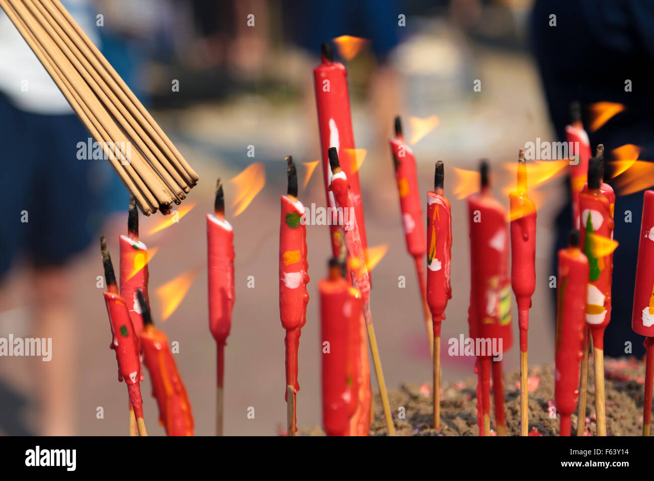 chinese stick candle