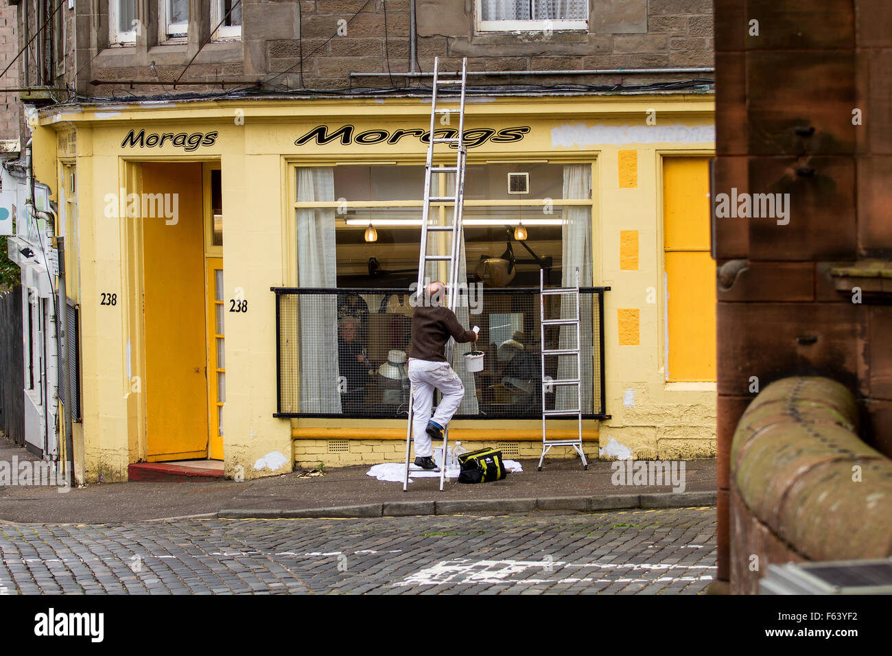 Reburbishing The Exterior Property Of Morag S Unisex Hairdresser