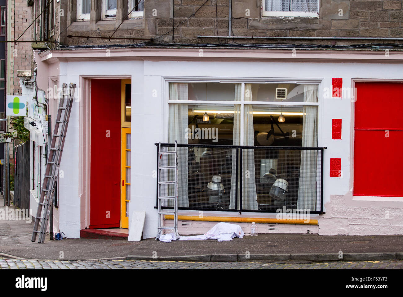Reburbishing The Exterior Property Of Morag S Unisex Hairdresser