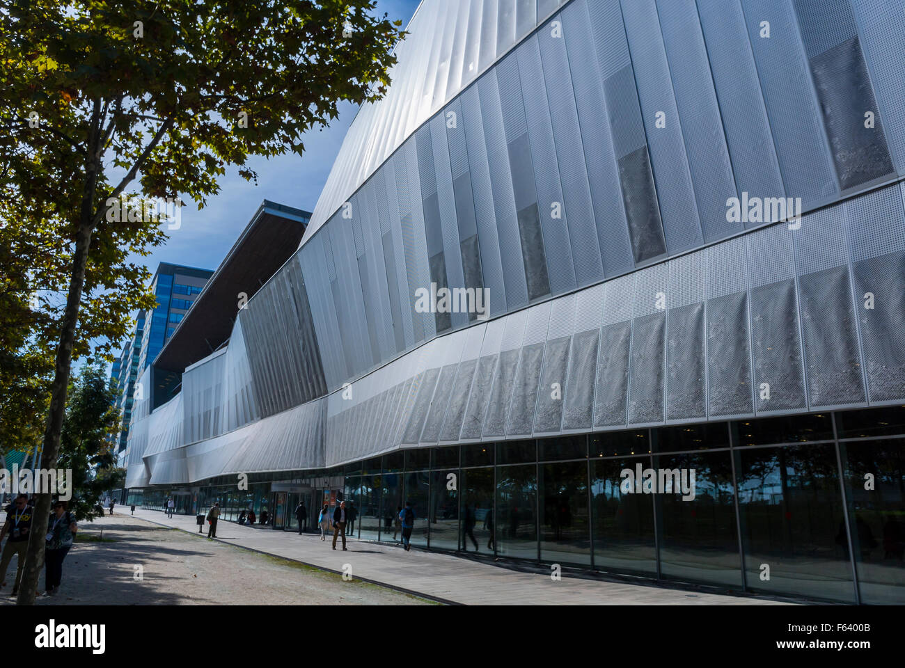 Barcelona, Spain, CCIB, Building 'Barcelona International Convention Centre' Stock Photo